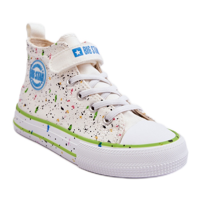 Zapatillas Infantiles Estampadas Big Star LL374049 Blanco