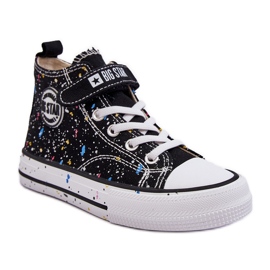 Deportivas Infantiles Estampadas Big Star LL374050 Negro