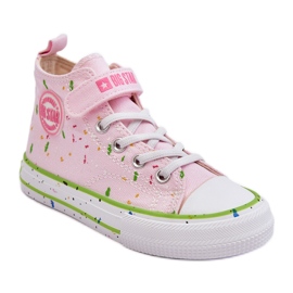 Deportivas Infantiles Estampadas Big Star LL374051 Rosa