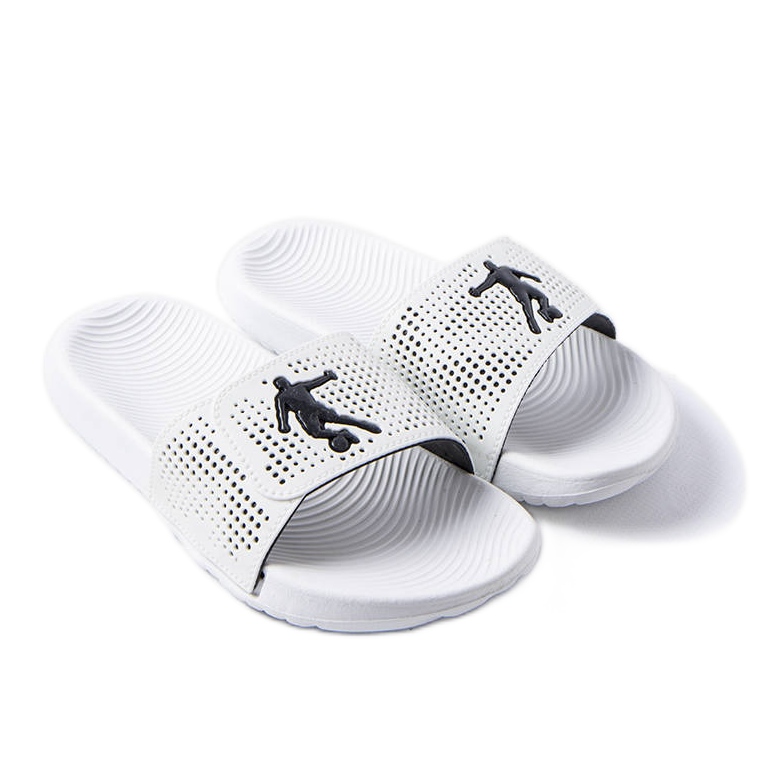 Zapatillas de goma blancas de Atenas blanco