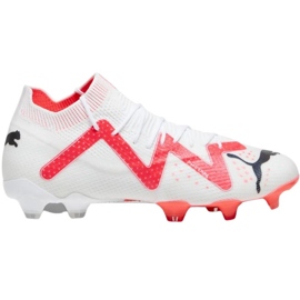 Puma Future Ultimate FG/AG M 107355 01 zapatos de fútbol blanco blanco