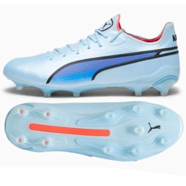 Puma King Ultimate FG/AG M 107563-02 zapatos de fútbol plata tonos de gris