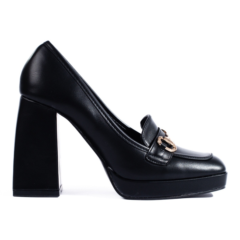 Zapatos de tacón negro Shelovet