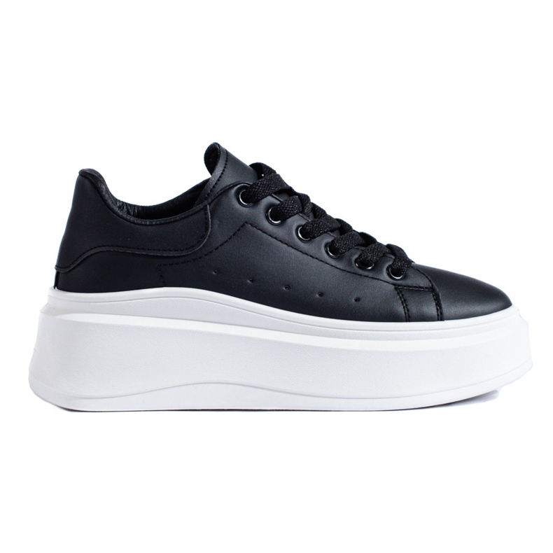 Deportivas mujer Shelovet negras blanco