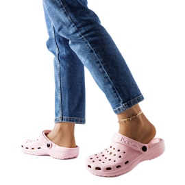 Inna Pantuflas cerradas en foam rosa de Kleist rosado