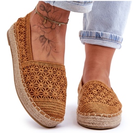 PG1 Alpargatas de Mujer Camel One Lover Caladas marrón