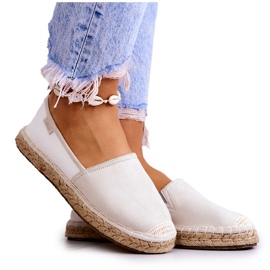Alpargatas Clásicas Mujer Big Star JJ274951 Blanco y Gris
