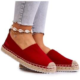 Alpargatas Rojas Con Suela Trenzada Big Star HH274494 rojo Alpargatas Rojas Con Suela Trenzada Big Star HH274494 rojo