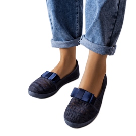 Deportivas caladas Zorda azul marino
