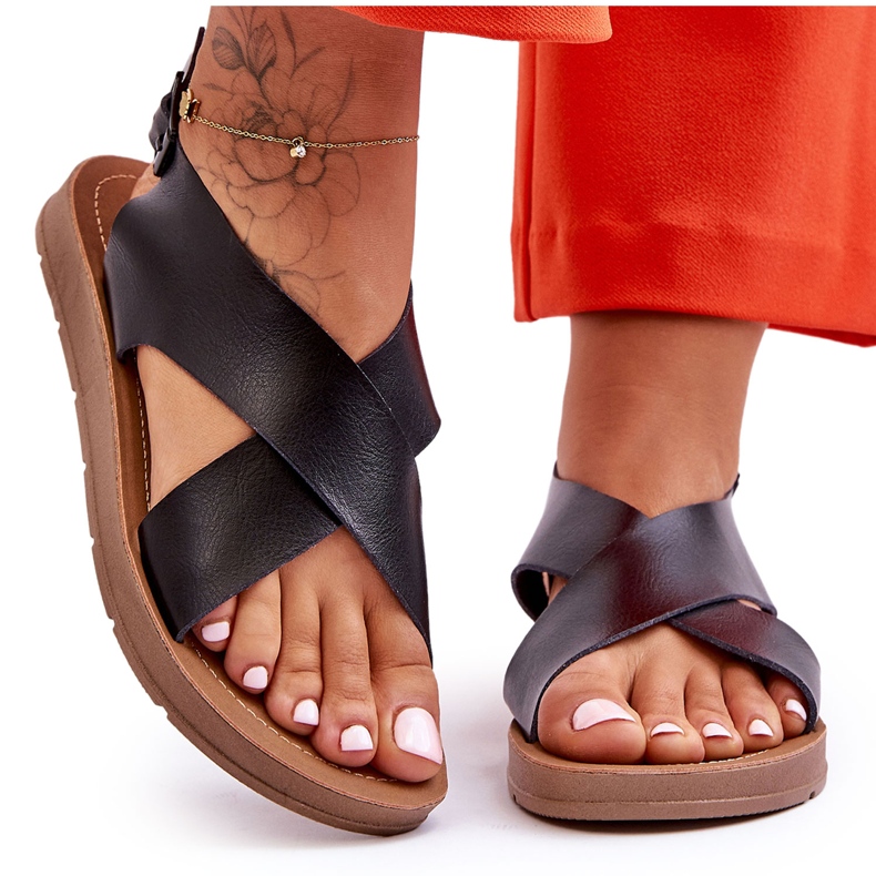 PG1 Sandalias Ligeras Clásicas Mujer Lenny Negras negro