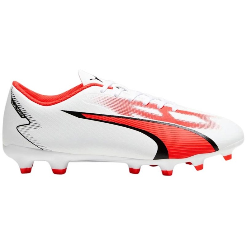 Puma Ultra Play FG/AG M 107423 01 zapatos de fútbol blanco
