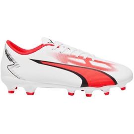Botas de fútbol Puma Ultra Play FG/AG Jr 107530 01 blanco blanco