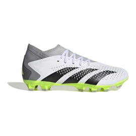 Adidas Predator Accuracy.3 Mg M IE9484 zapatos de fútbol blanco y gris blanco