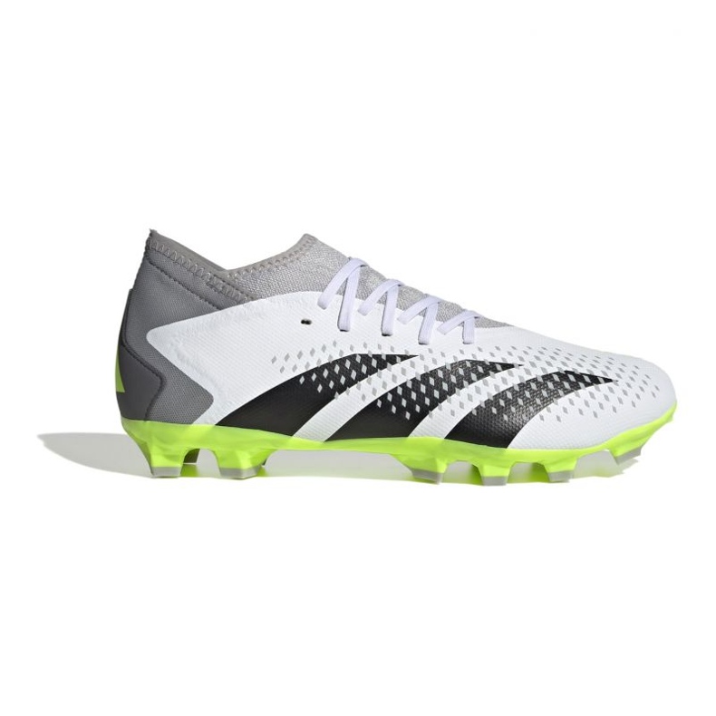 Adidas Predator Accuracy.3 Mg M IE9484 zapatos de fútbol gris blanco blanco