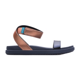 Sandalias metalizadas Native Juliet W 61309817-8936 azul