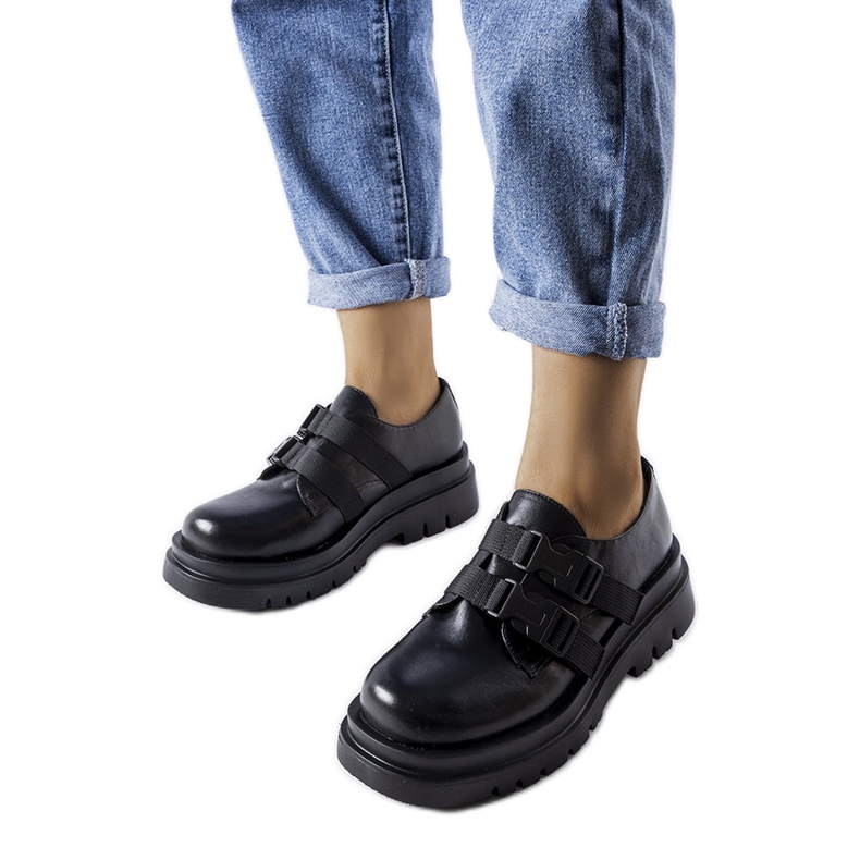 Zapatos de plataforma negros de Prospero