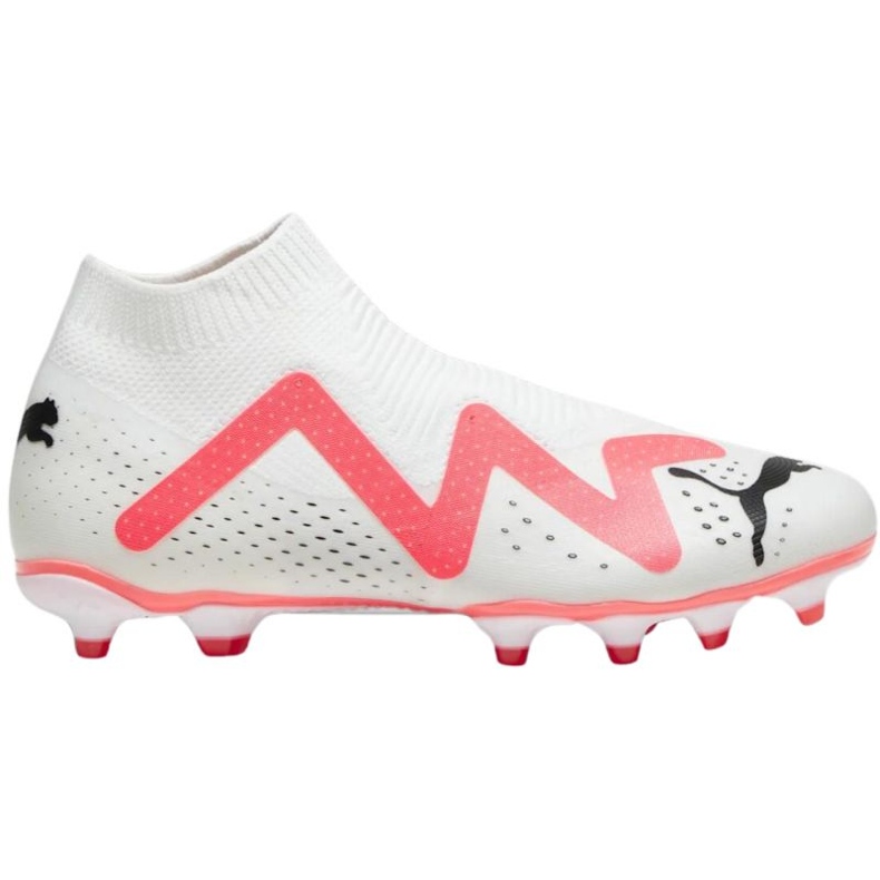 Puma Future Match+ Ll FG/AG M 107366 01 zapatos de fútbol blanco blanco