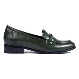 W. Potocki Zapatos elegantes verde oscuro de Potocki
