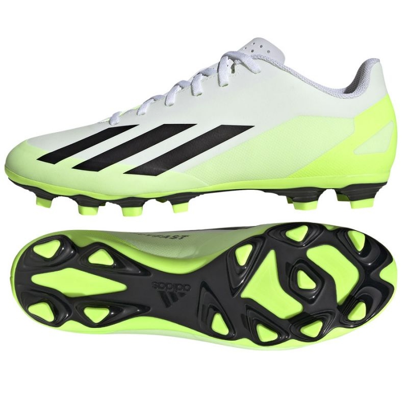 Adidas x sales blancos con verde