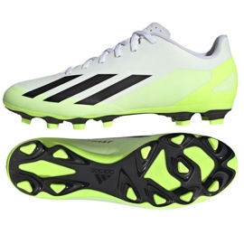 Adidas X Crazyfast.4 FxG M HQ4535 zapatos de fútbol blanco blanco