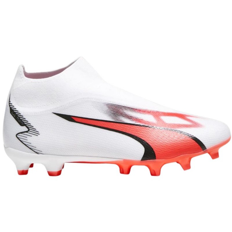 Puma Ultra Match+ Ll FG/AG M 107511 01 zapatos de fútbol blanco blanco