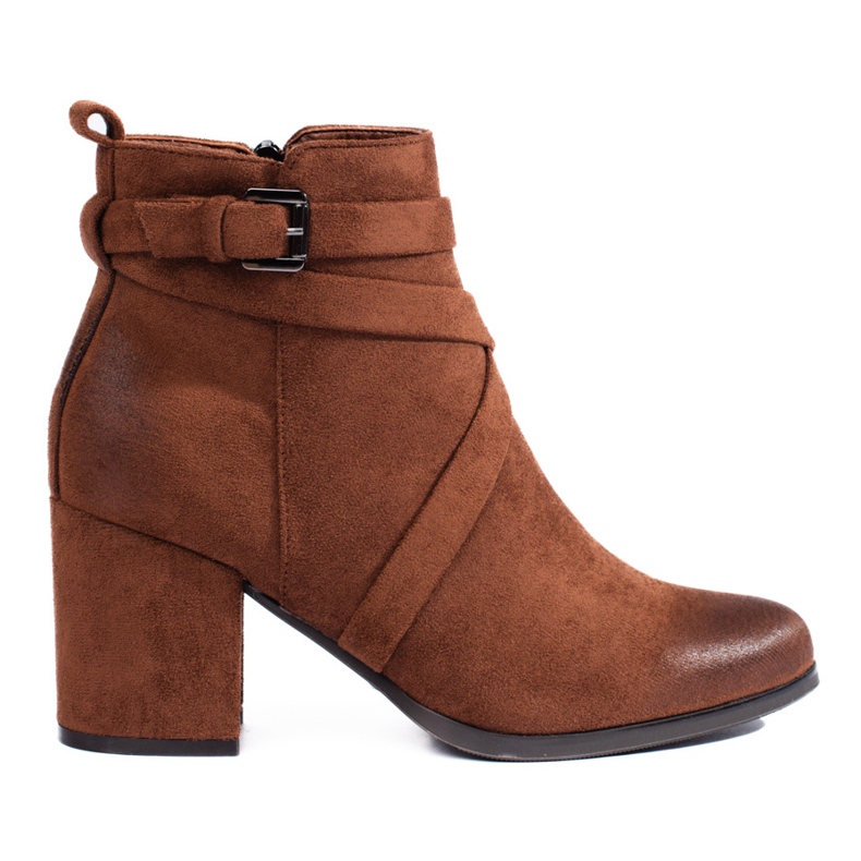 Botas de mujer en ante marrón de Shelovet