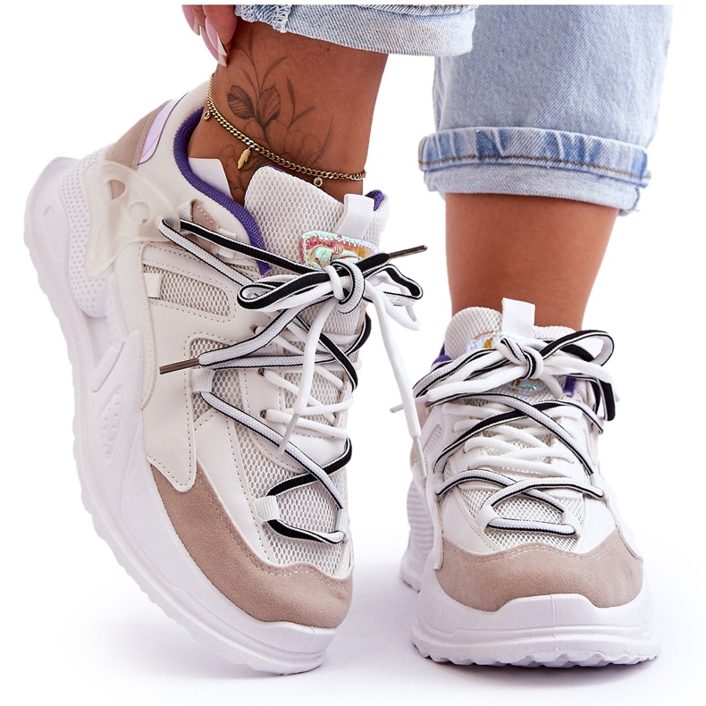 Deportivas Piel Plataforma Blanco Sifel