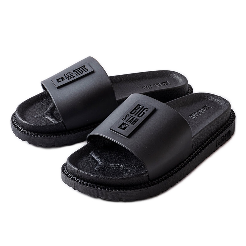 Pantuflas Big Star negras LL274429 negro