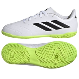 Adidas Copa Pure.4 In Jr GZ2552 zapatos de fútbol blanco