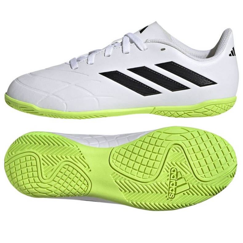 Adidas Copa Pure.4 In Jr GZ2552 zapatos de fútbol blanco
