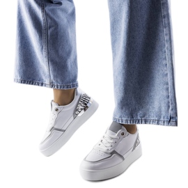 Zapatillas blancas en la plataforma Tooele blanco