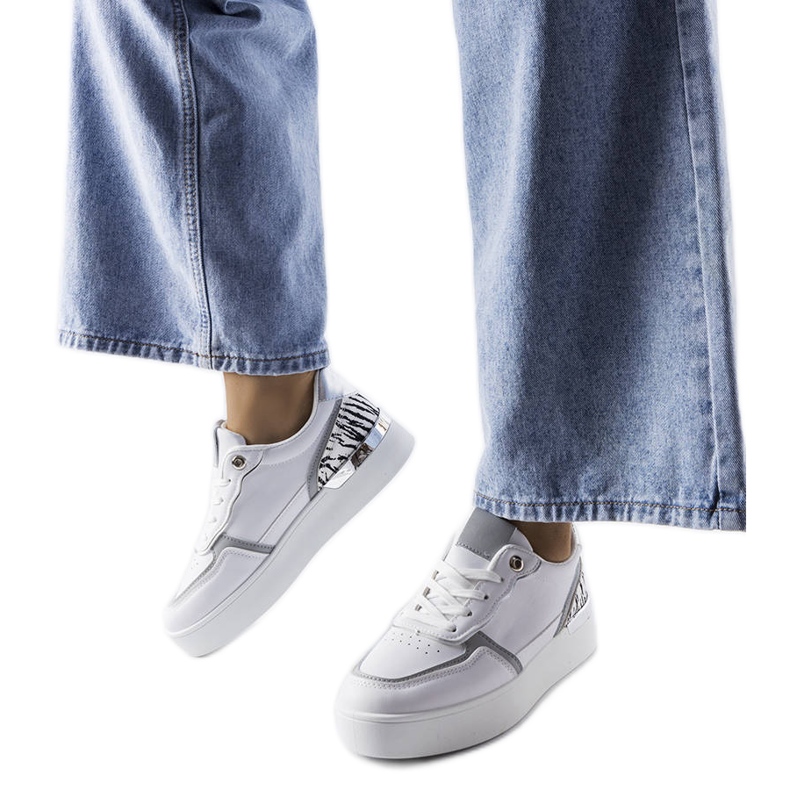 Zapatillas blancas en la plataforma Tooele blanco