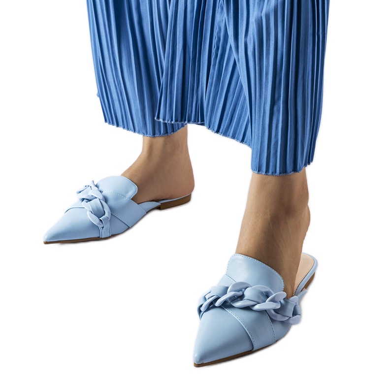 Chanclas Patenaude cadena azul