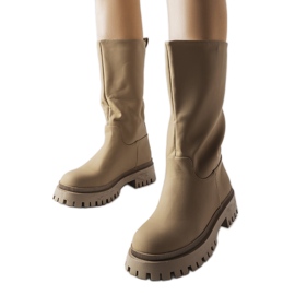 Botas Hollie marrón mate