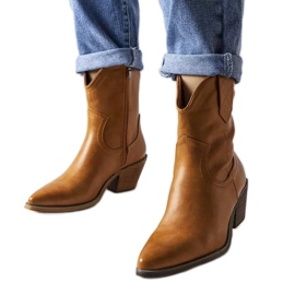 Bota cowboy marrón L08-198 Camel