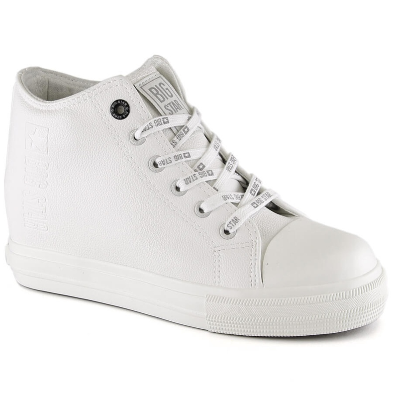 Deportivas de mujer con cuña blancas Big Star EE274128 blanco Deportivas de mujer con cuña blancas Big Star EE274128 blanco