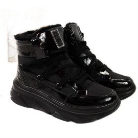 Botas de nieve mujer plataforma negras Big Star II274311 negro
