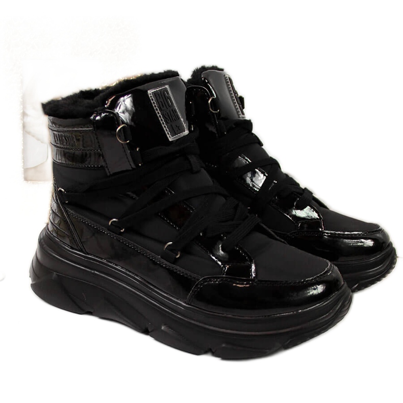 Botas de nieve mujer plataforma negras Big Star II274311 negro