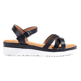 Sandalias plataforma Shelovet negro