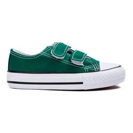 Deportivas infantiles Shelovet verdes con velcros