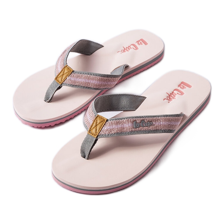 Chanclas Lee Cooper rosa claro rosado