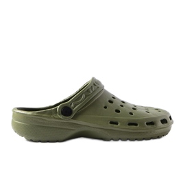 Zapatillas de casa de espuma Slof verde para hombre