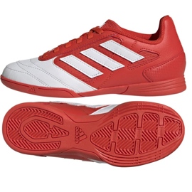 Zapatos adidas Super Sala In Jr IE1552 multicolor naranjas y rojos