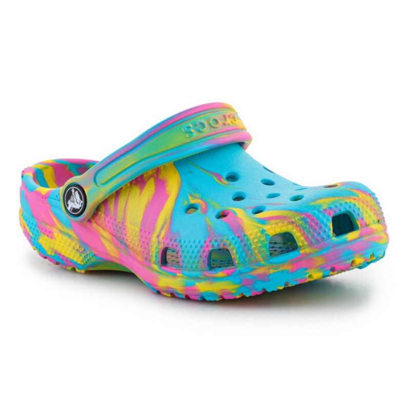 Zueco Crocs Classic Marmolado K 207464-4SM multicolor