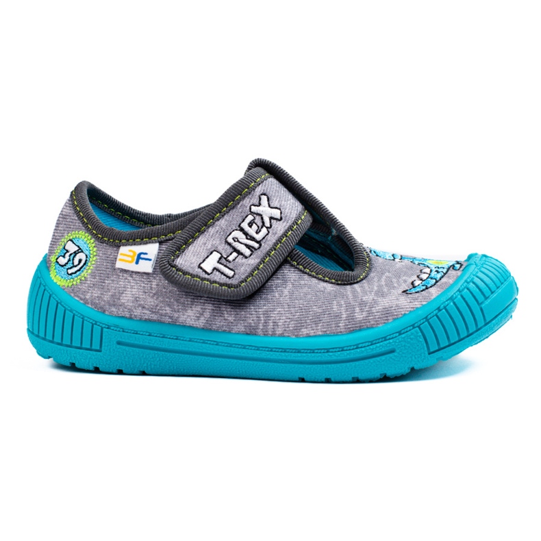 SHELOVET Zapatillas grises para jardín de infantes para niño 3F