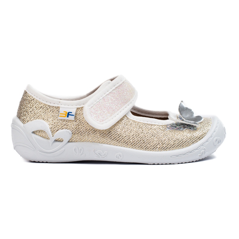 SHELOVET Babuchas doradas para niña 3F dorado