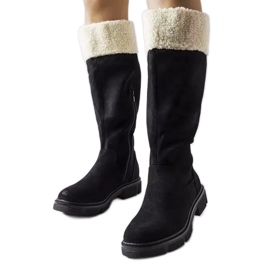 Botas de gamuza ecológica negras de Erin negro Botas de gamuza ecológica negras de Erin negro