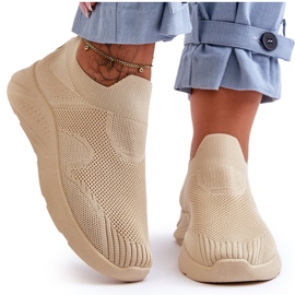 PG1 Zapatillas Deportivas Mujer Sin Cordones Beige Claris