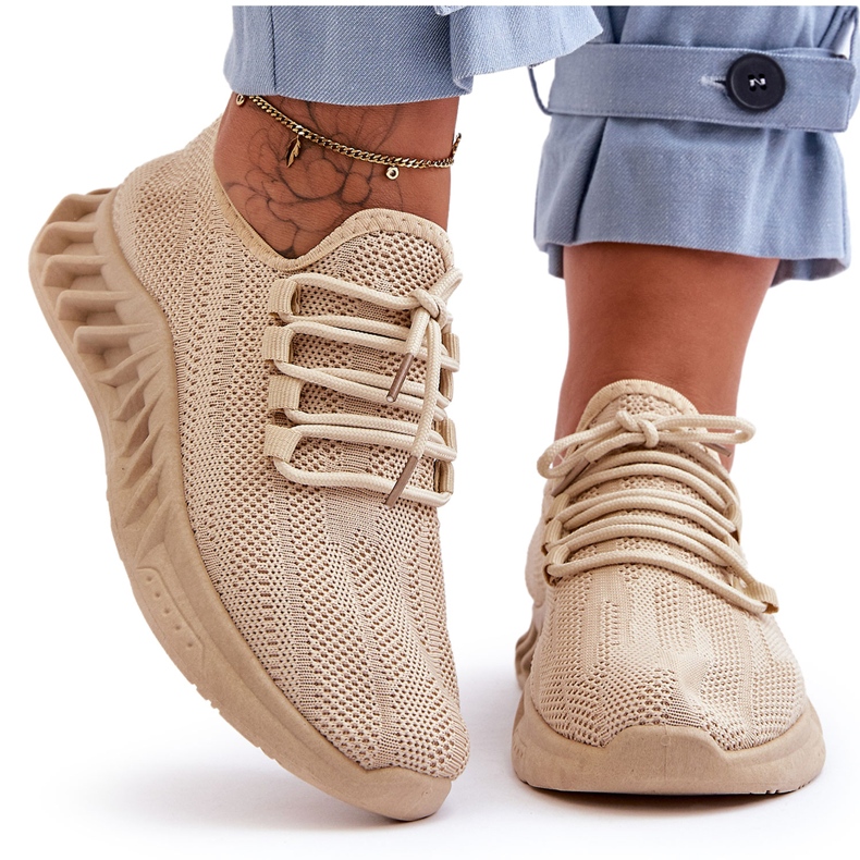 PG1 Zapatillas Deportivas De Mujer Sin Cordones Beige Venett