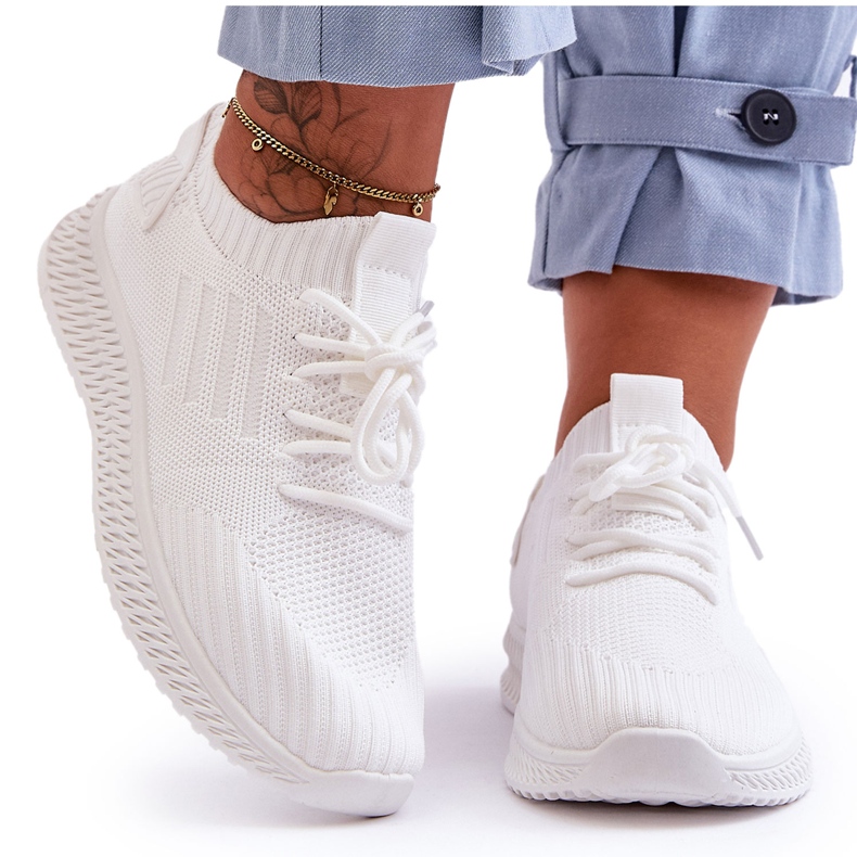 PG1 Zapatillas Mujer Slip-On Textil Blanco Zauna